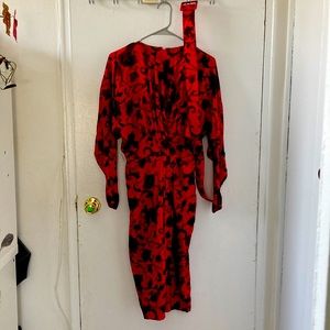 1980’s vintage silk dress